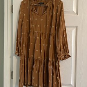 Madewell tiered dress